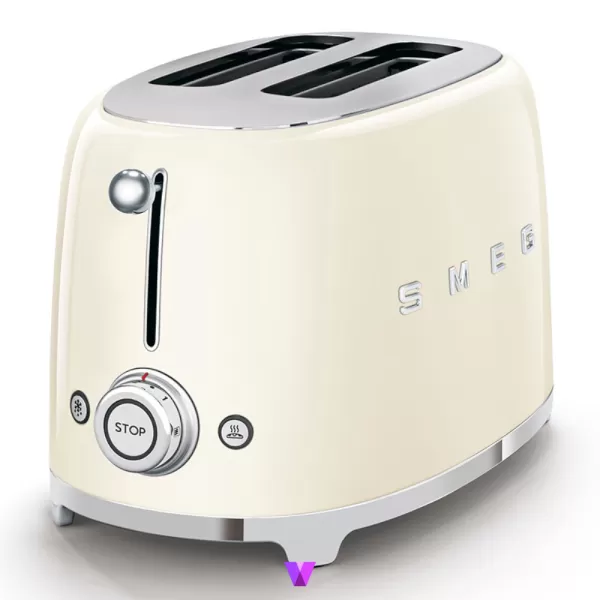 Smeg Toaster TSF01 50's Style - Cream
