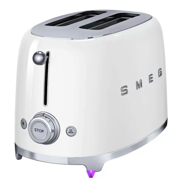 Smeg Toaster TSF01 50's Style - White