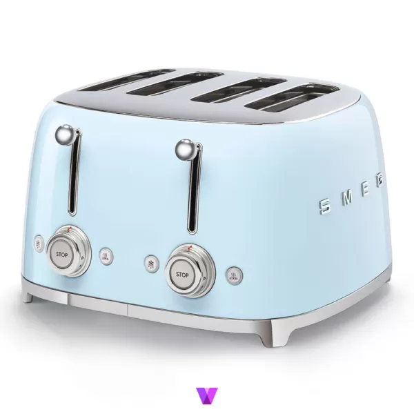 Smeg Toaster TSF03 50's Style - Pastel Blue