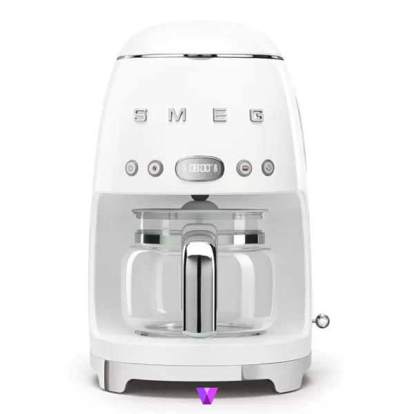 Smeg Filter Coffee Maker 50's Style - White