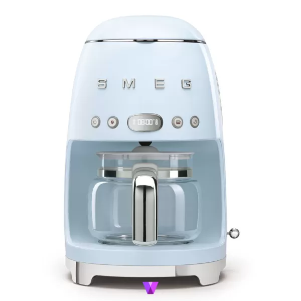Smeg Filter Coffee Maker 50's Style - Pastel Blue