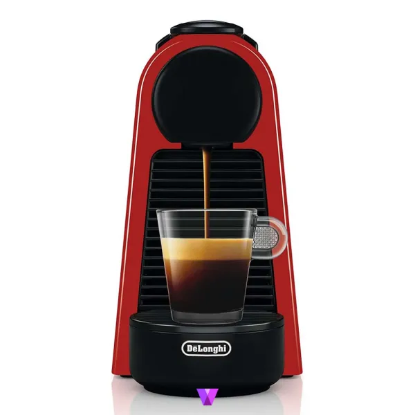 Delonghi Essenza Mini & Aeroccino - Red
