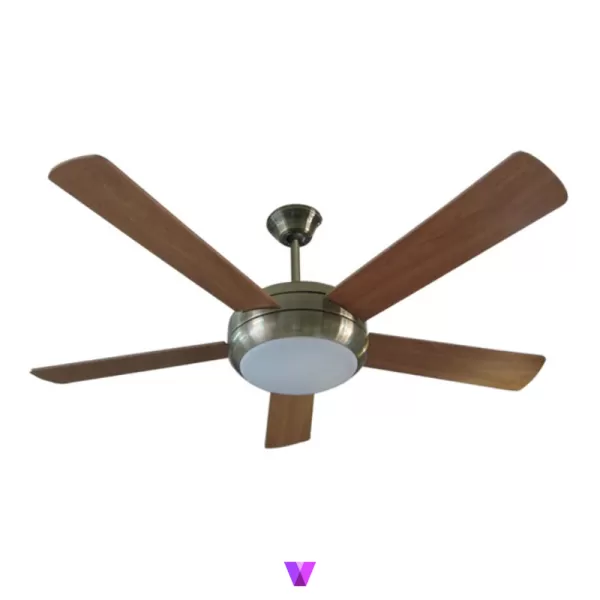 Elegant Alexander Ceiling Fan - Brown
