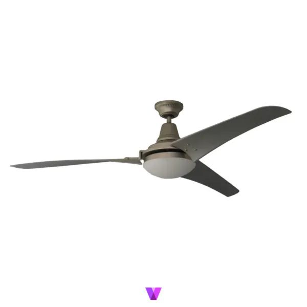 Elegant Orlando Ceiling Fan - Silver