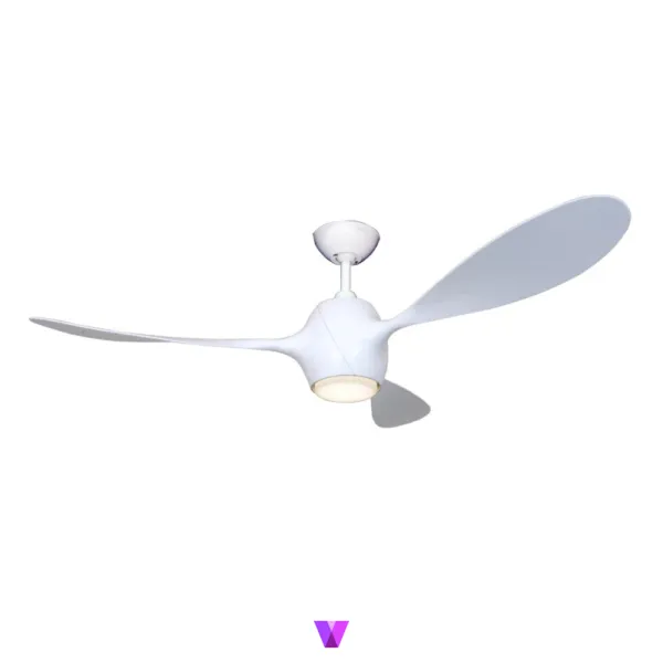Elegant Rapier Ceiling Fan - White