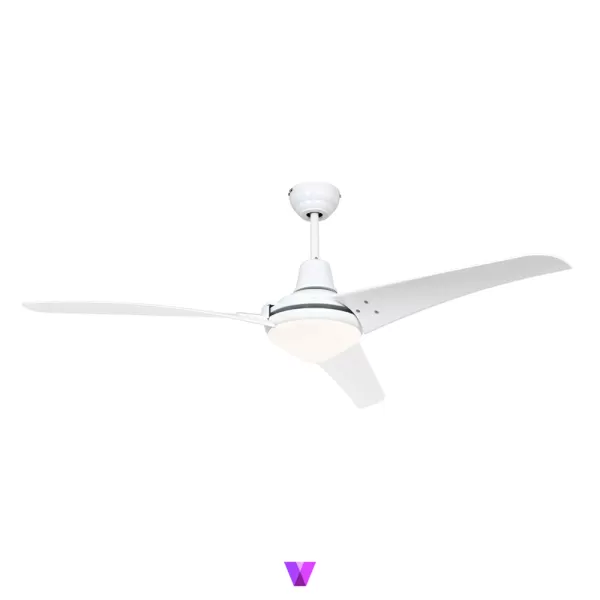 Parma Industrial Ceiling Fan - White