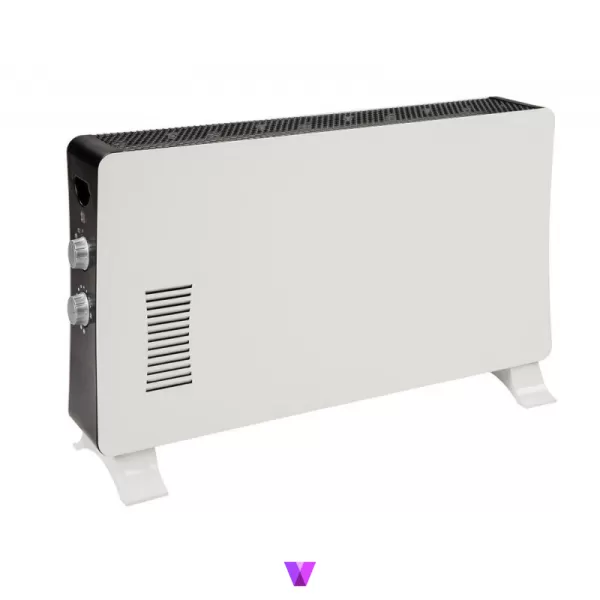 Matestar Convector Heater - 2000 W, Glass White