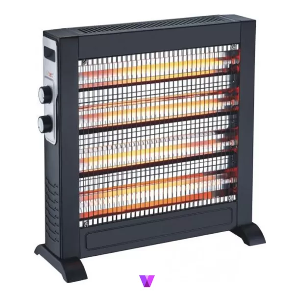 Parma Quartz Heater - Black