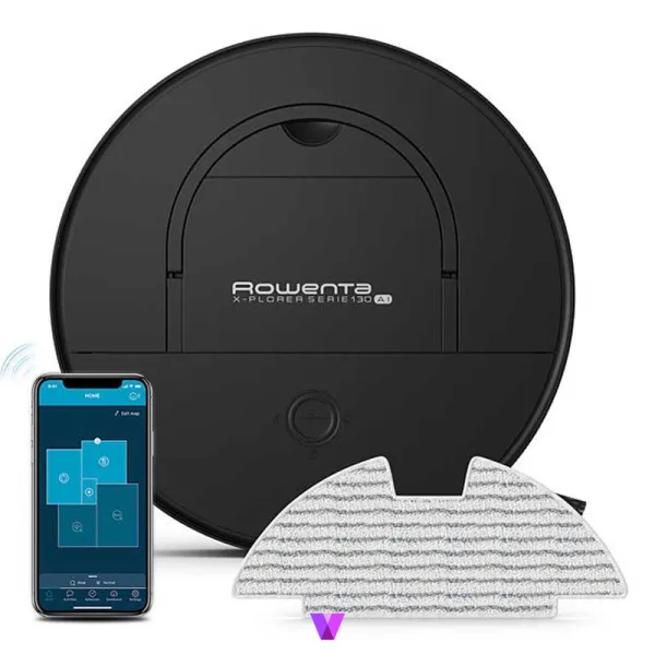 Rowenta X-Plorer Series 130 Robot Vacuum - Black