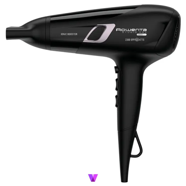 Rowenta Studio Dry Glow Hair Dryer - Black