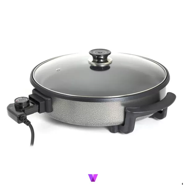 MateStar Electric Pizza Pan - Black