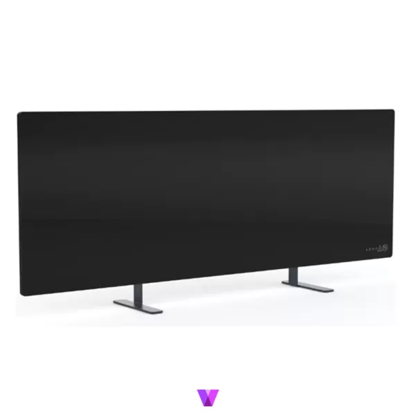 Aeno LED Premium Convector Heater - 700 W, Glass Black