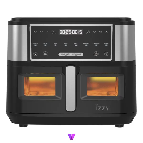 Izzy IZ-8225 Dual XXL Air Fryer - Black