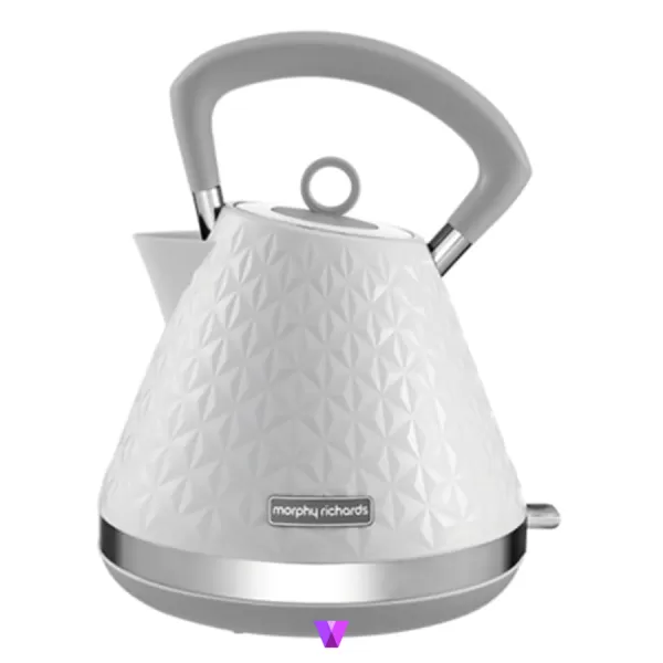 Morphy Richards Kettle Vector Pyramid Series - White