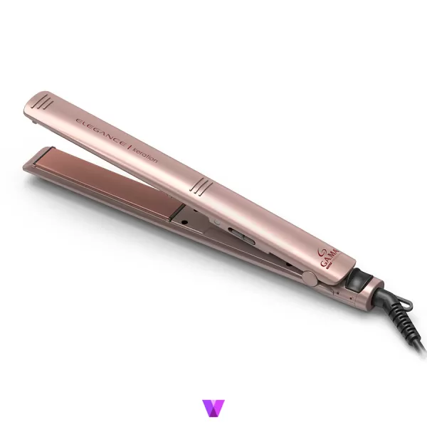 Gama Elegance Keration Hair Straightener - Roze Gold