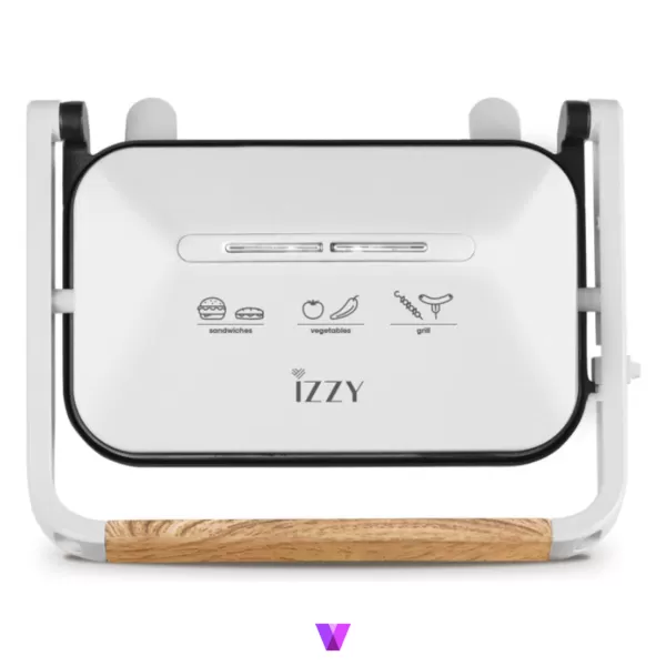 Izzy IZ-2013 Sandwich Maker Panini - White