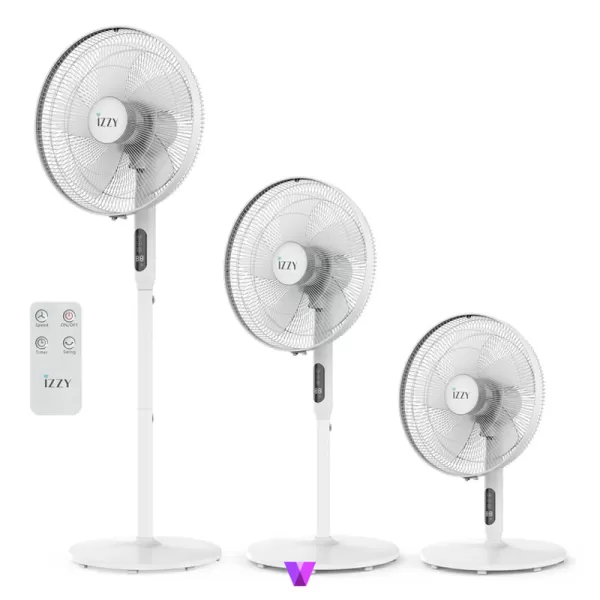 Izzy IZ-9007 Stand Fan 16'' 3 in 1 - White