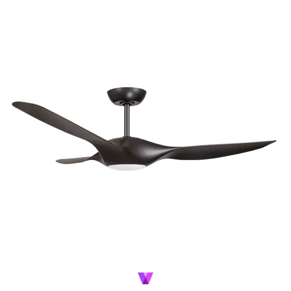 Elegant Stealth Ceiling Fan - Matte Black