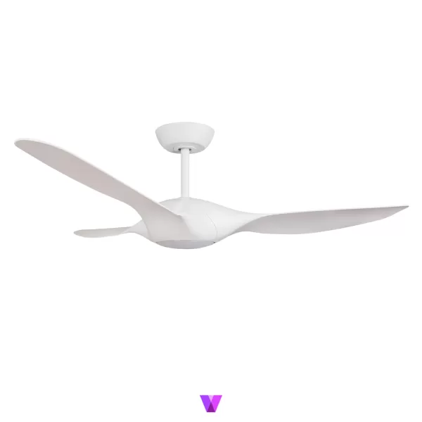 Elegant Stealth Ceiling Fan - White