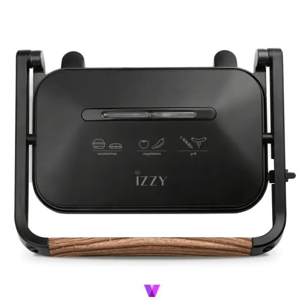 Izzy IZ-2013 Sandwich Maker Panini - Black