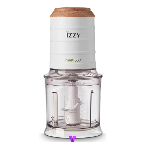Izzy IZ-6906 Chopper Wooden - White