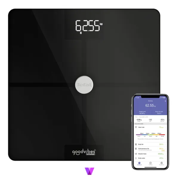 Tefal Good Vibes Body Scale - Black