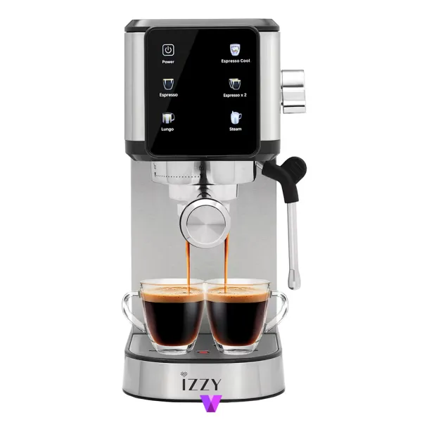 Izzy IZ-6024 Palermo Espresso Machine - Inox