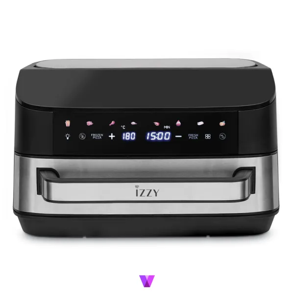Izzy IZ-8264 Digital Air Fryer & Pizza Oven 2 in 1 - Black