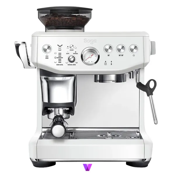 Sage the Barista Express™ Impress Coffee Machine - White