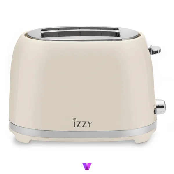 Izzy IZ-9103 Vintage Toaster - Cream