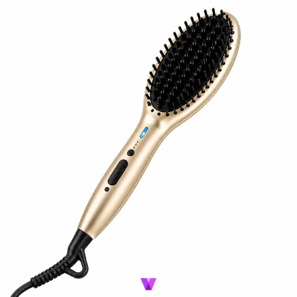 Demeliss Mini Pro Ceramic Heated Brush - Gold