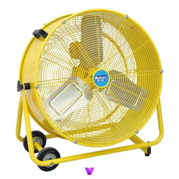 Deton Floor Fan HVF Series 24” - Yellow
