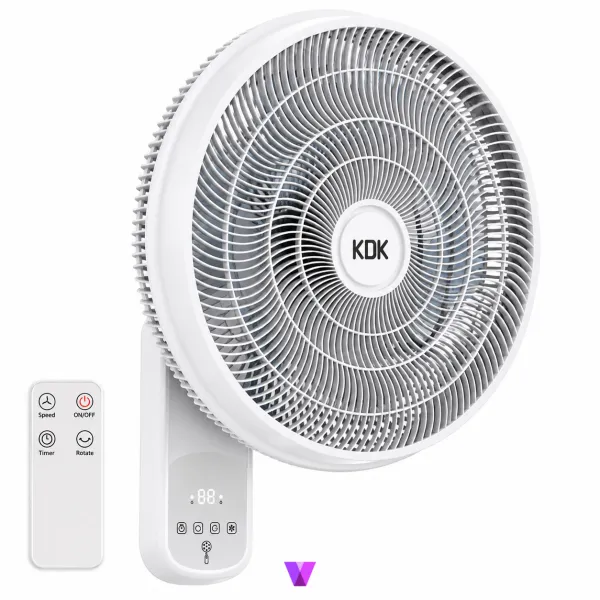 KDK Wall Fan 16'' - White
