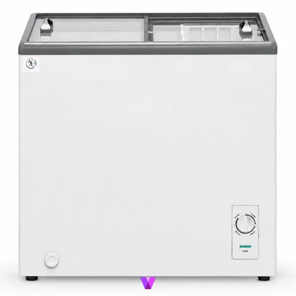 Midea Chest Freezer Showcase Series - White