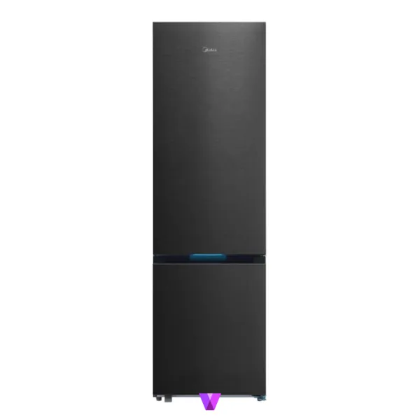 Midea Fridge Freezer Space Master Series - Black Inox