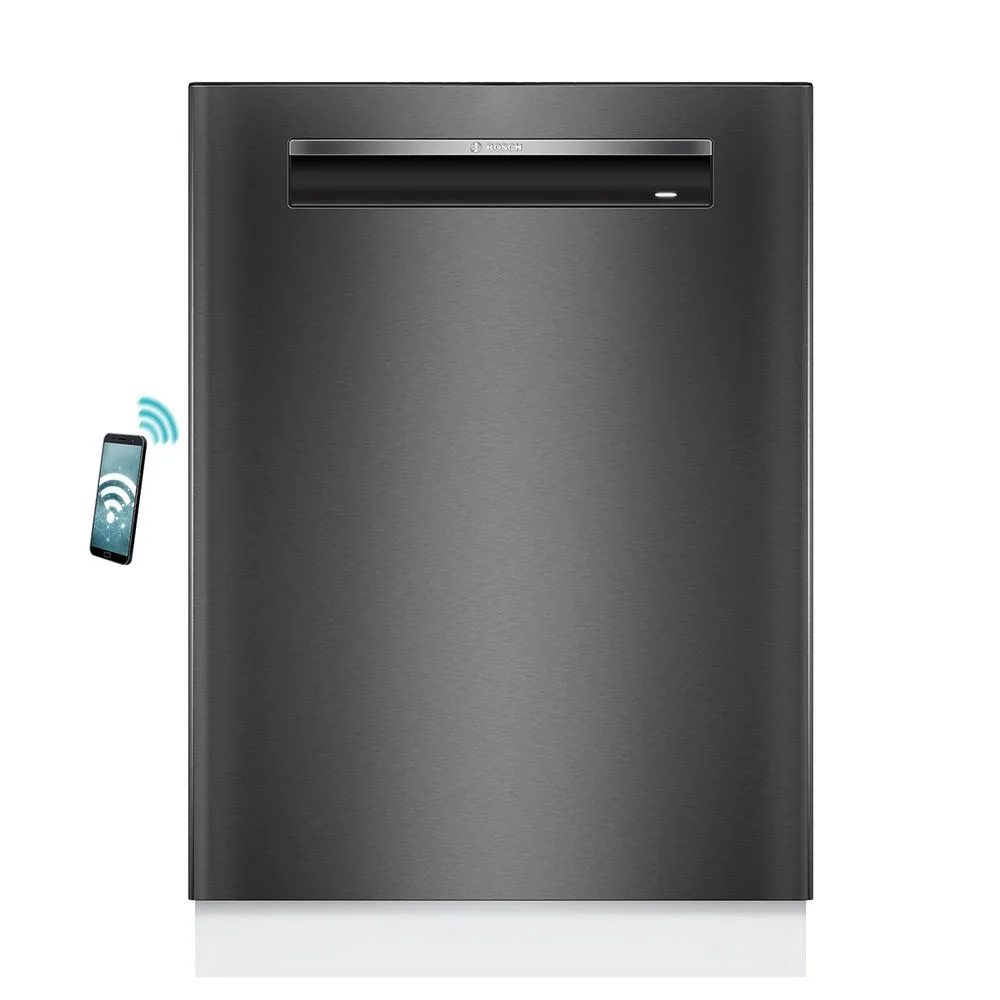 Bosch SMP4ECC72S Built-in Dishwasher, Black Inox