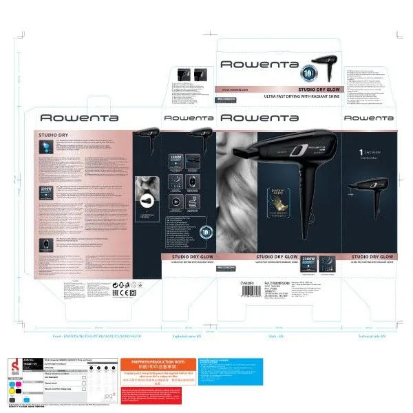 ROWENTA STUDIO DRY GLOW BLOW-DRYER CV5820