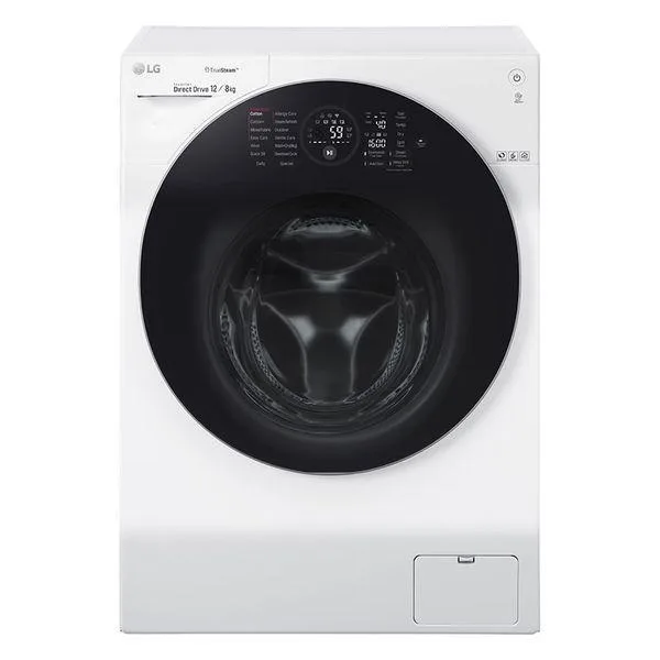 LG Washing Machine/Dryer 12/8kg Steam Eco Hybrid FH6G1BCH2N