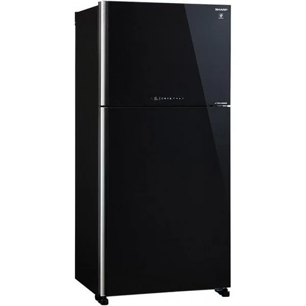 SHARP SJ-YG740G-BK Refrigerator Double Door Black Glass