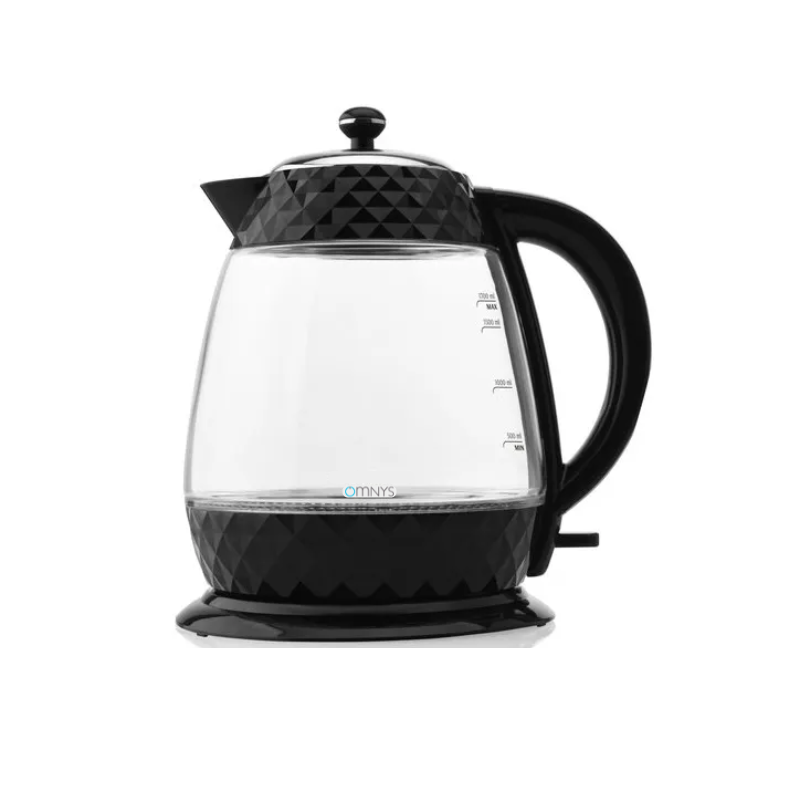 Omnys KBGL-202 Kettle – 1.7 liters – 2.2 kW – glass/black