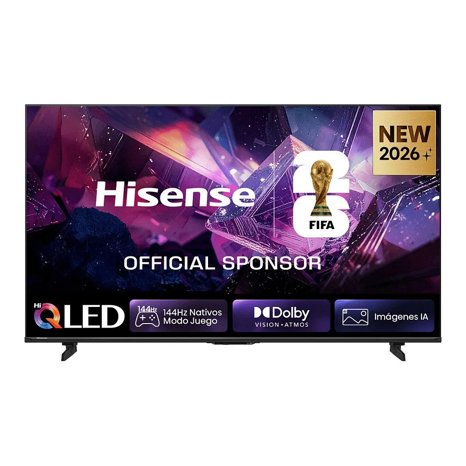 139.0cm/55" (3840x2160) Hisense 55E7S PRO Smart TV 4K Hi-QLED 6ms 144Hz HDMI USB HDR WiFi Bluetooth Black/Grey
