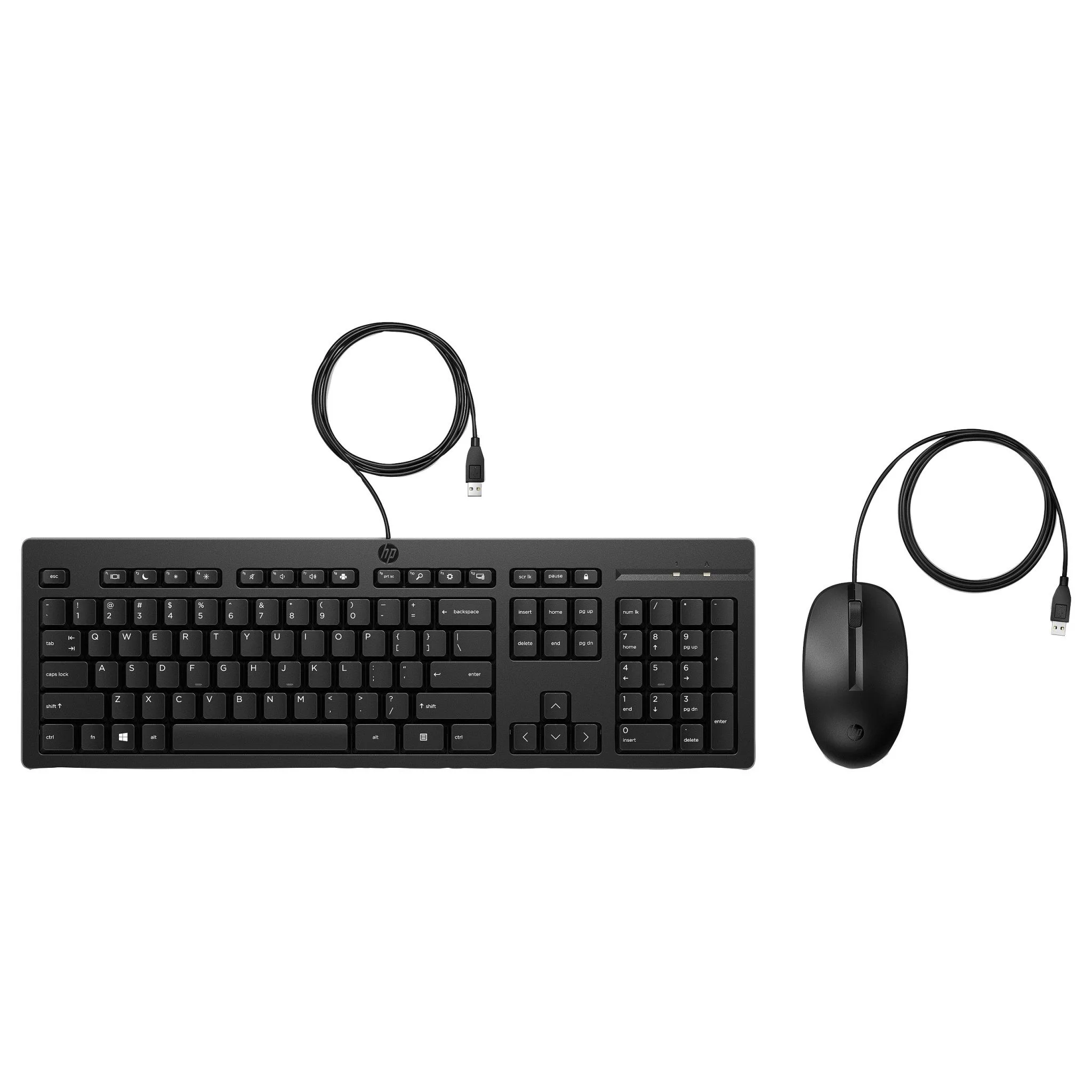HP 225 WIRED MOUSE AND KB G2
