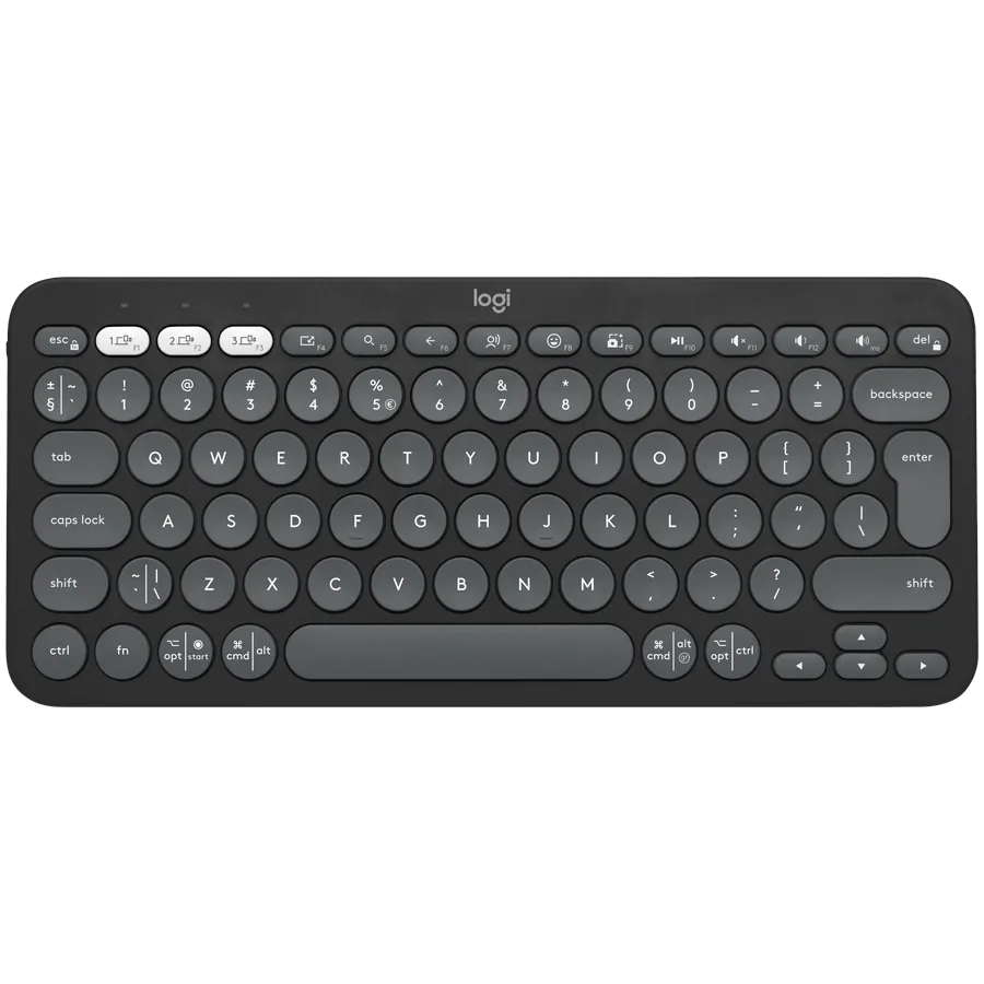 LOGITECH K380S Bluetooth Keyboard - TONAL GRAPHITE - NORDIC