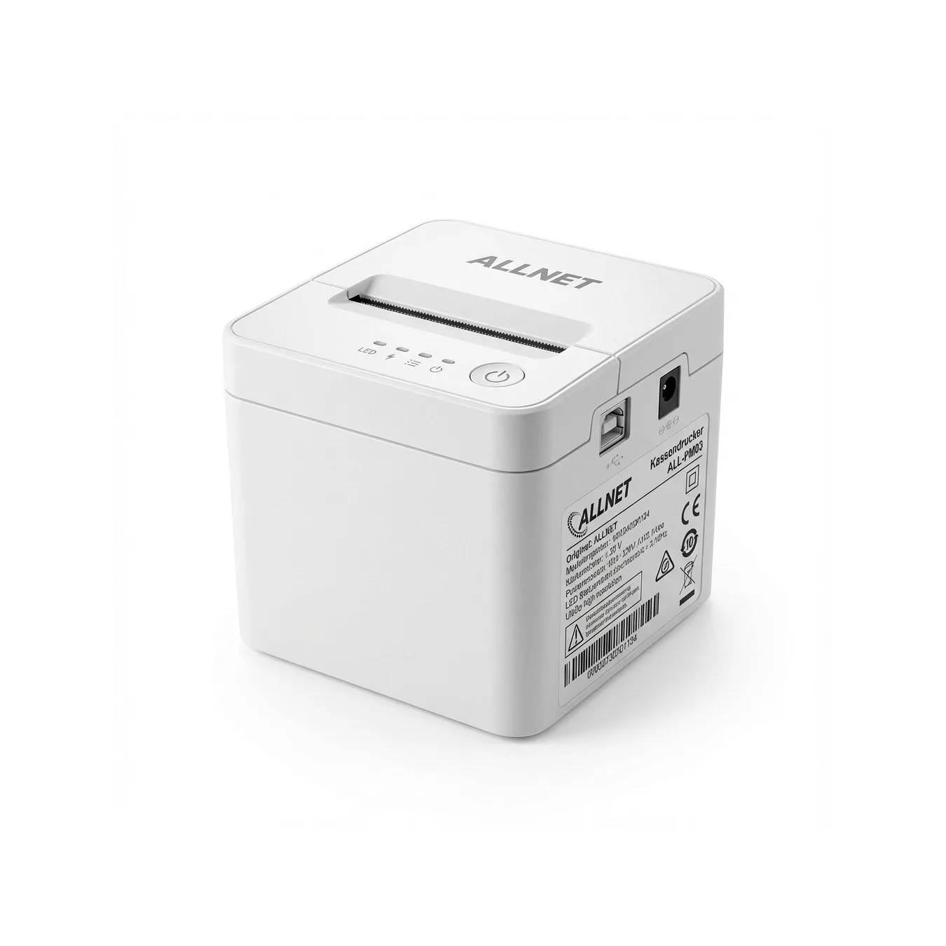 ALLNET Kasse ALLNET Mobildrucker Kassendrucker ALL-PM03. USB Bluetooth 58 mm. schwarz