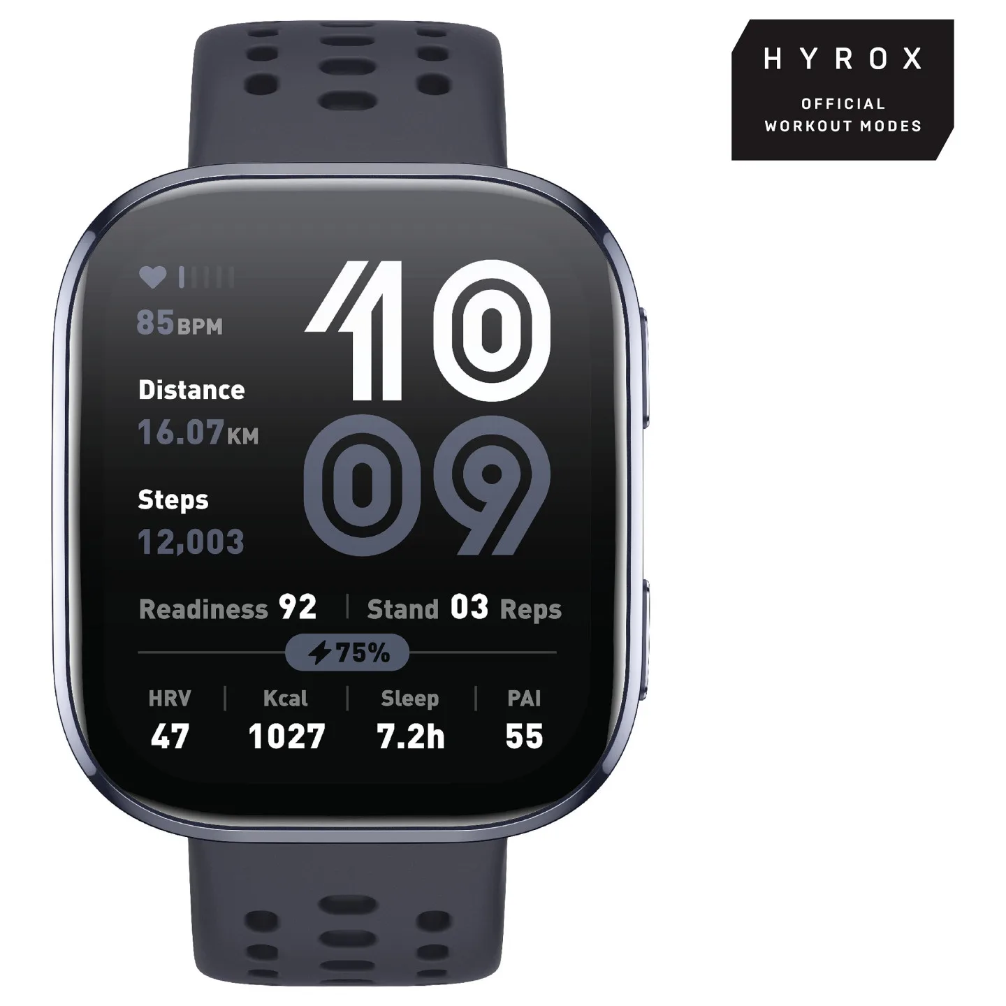 Amazfit BIP 6 Aktivitäts-Tracker black HYROX-Modus