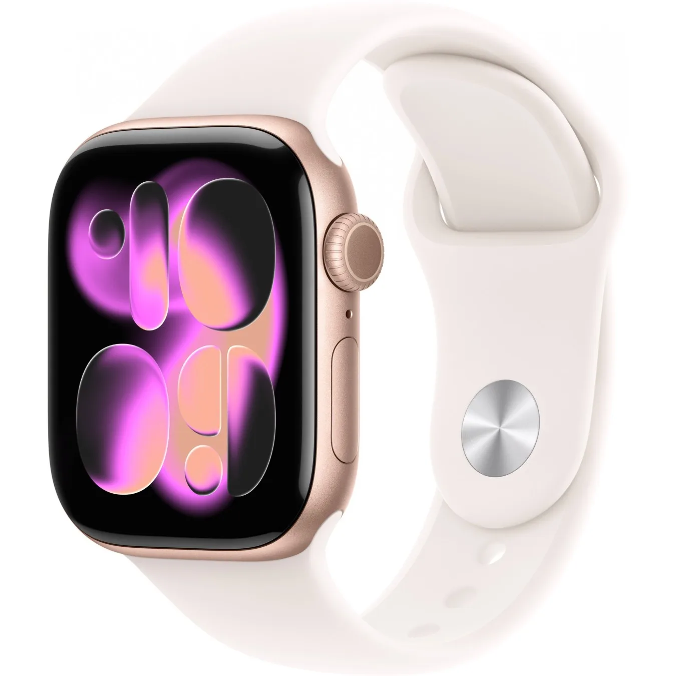 Apple Watch Aluminium Cellular 42mm Rosegold - S11 - S/M Sport Band Pale Pink