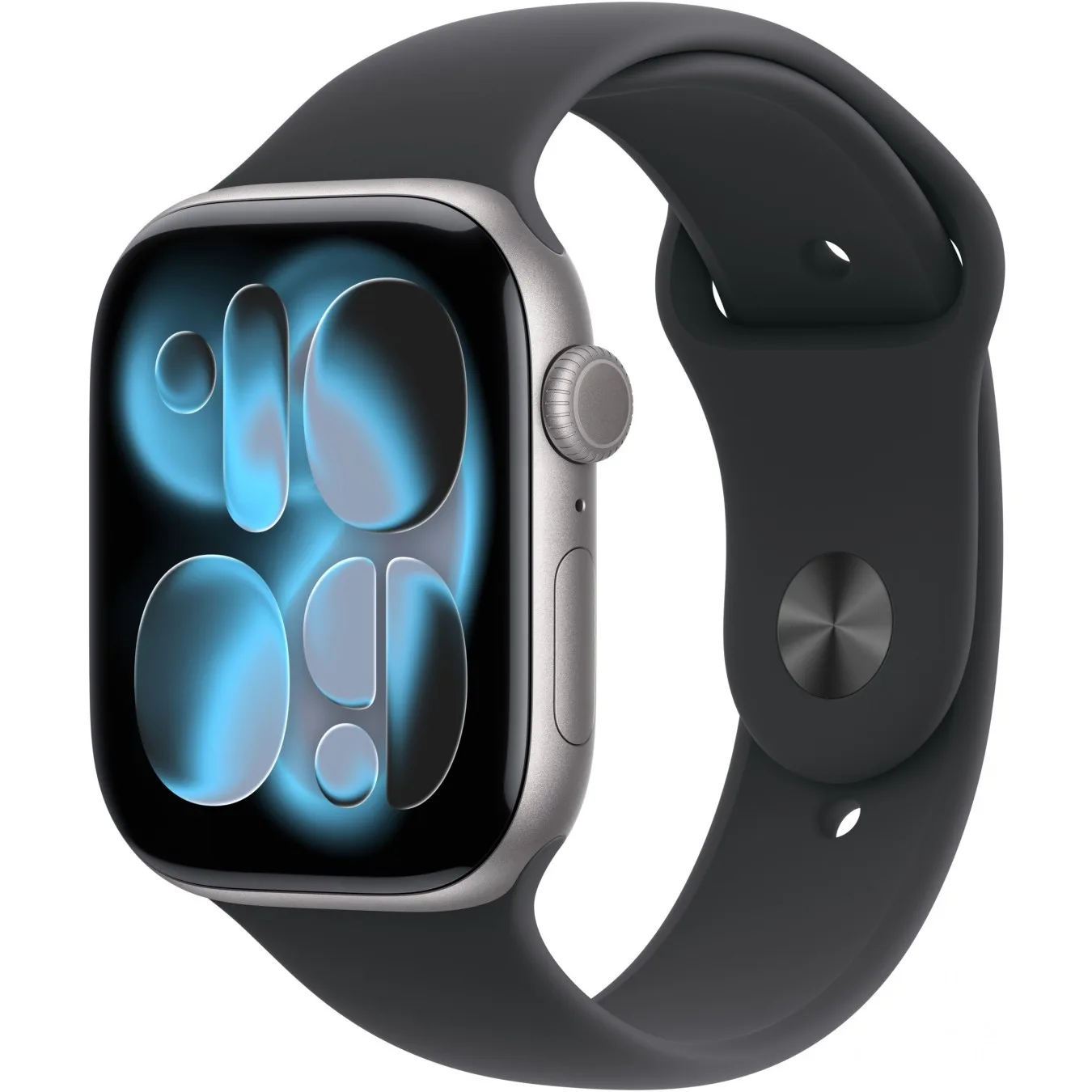 Apple Watch S11 Aluminium Cellular 46mm Space Grau (Sportarmband schwarz) M L - S11 - Space Grau, 46mm, Aluminium, Cellular, M/L