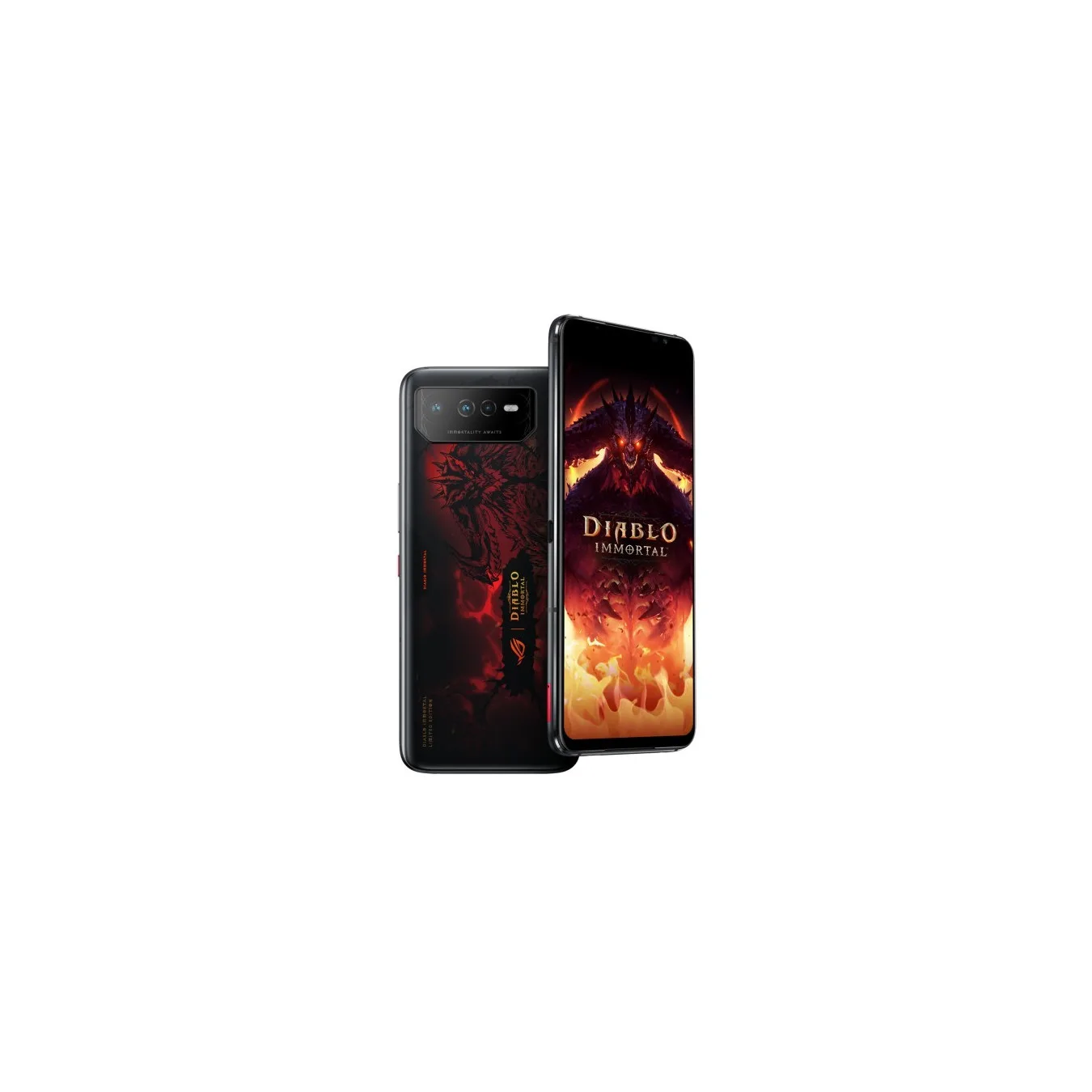 ASUS ROG Phone 6 Diablo Immortal Edition - Hellfire Red - 16GB/512GB, Snapdragon 8+ Gen 1 3.2GHz, 6.78" AMOLED