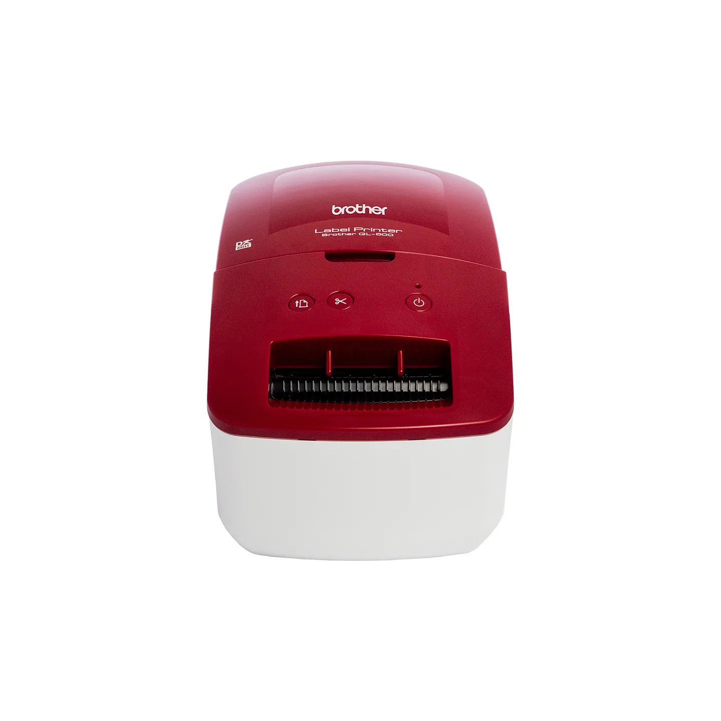 Brother QL-600R Etikettendrucker rot