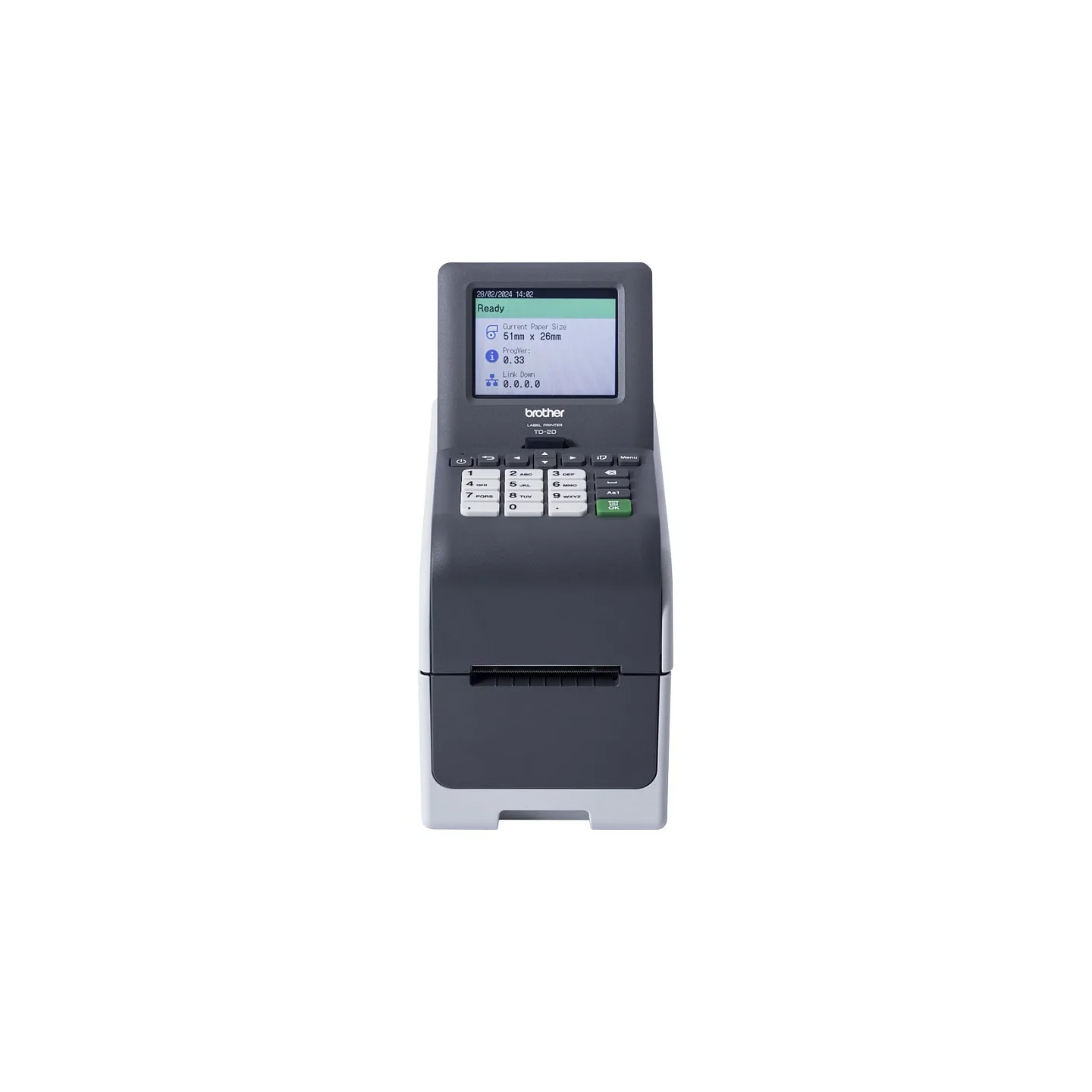 Brother TD-2320DSA203 Thermodirekt-Etikettendrucker bis zu 203 dpi. USB. Seriell. LAN. 152mm Sek.